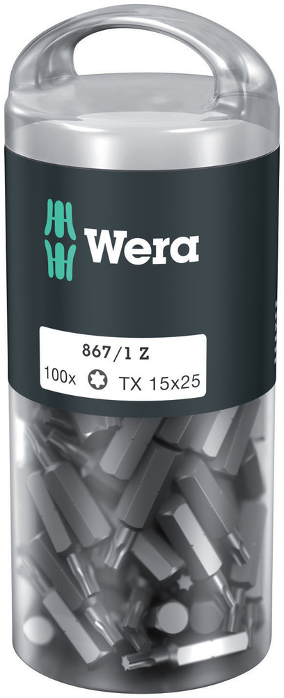 867/1 TORX® DIY 100 - 867/1 Z TORX 15 x 25 mm DIY-Box 100 pc