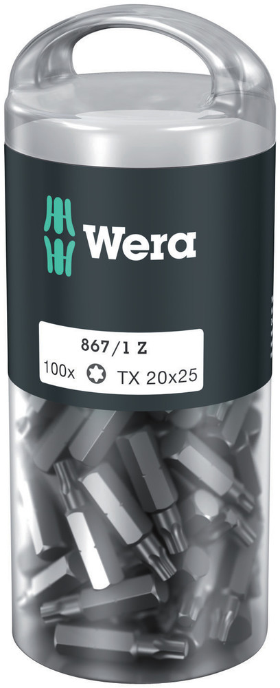 867/1 TORX® DIY 100 - 867/1 Z TORX 20 x 25 mm DIY-Box 100 pc