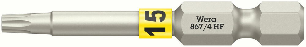 867/4 TORX® HF Bits with holding function - 867/4 TORX HF 15 x 50 mm