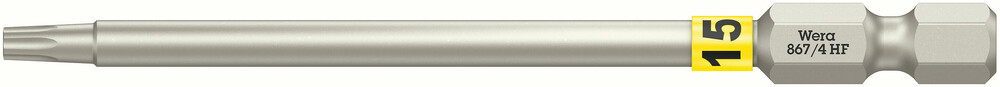 867/4 TORX® HF Bits with holding function - 867/4 TORX HF 15 x 89 mm