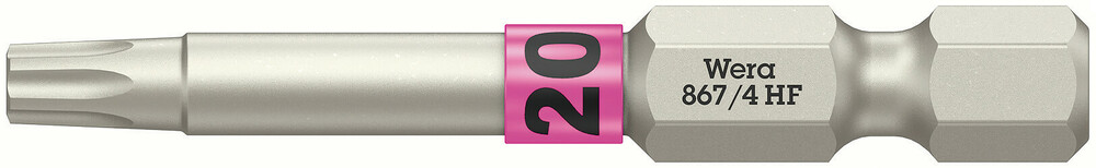 867/4 TORX® HF Bits with holding function - 867/4 TORX HF 20 x 50 mm