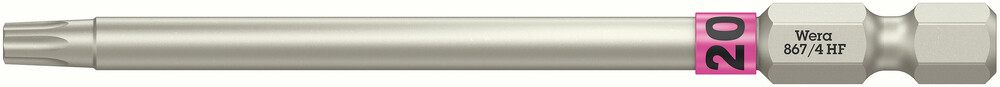 867/4 TORX® HF Bits with holding function - 867/4 TORX HF 20 x 89 mm