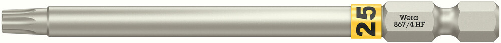 867/4 TORX® HF Bits with holding function - 867/4 TORX HF 25 x 89 mm