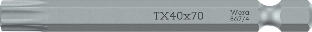 867/4 Z TORX® bits - 867/4 Z TORX 8 x 70 mm
