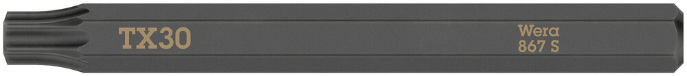 867 S TORX® bits for impact screwdrivers - 867 S TORX 30 x 70 mm