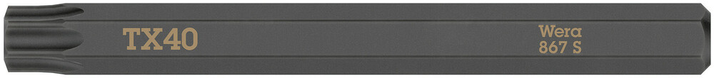867 S TORX® bits for impact screwdrivers - 867 S TORX 40 x 70 mm