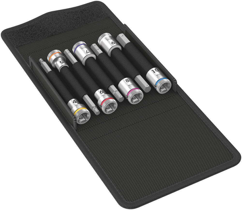 8740 B HF 1 Zyklop bit socket set with holding function, 3/8" drive - 8740 B HF 1