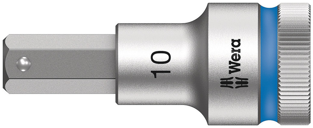 8740 C HF Zyklop bit socket with 1/2" drive with holding function - 8740 C HF Hex-Plus 10,0 x 60 mm