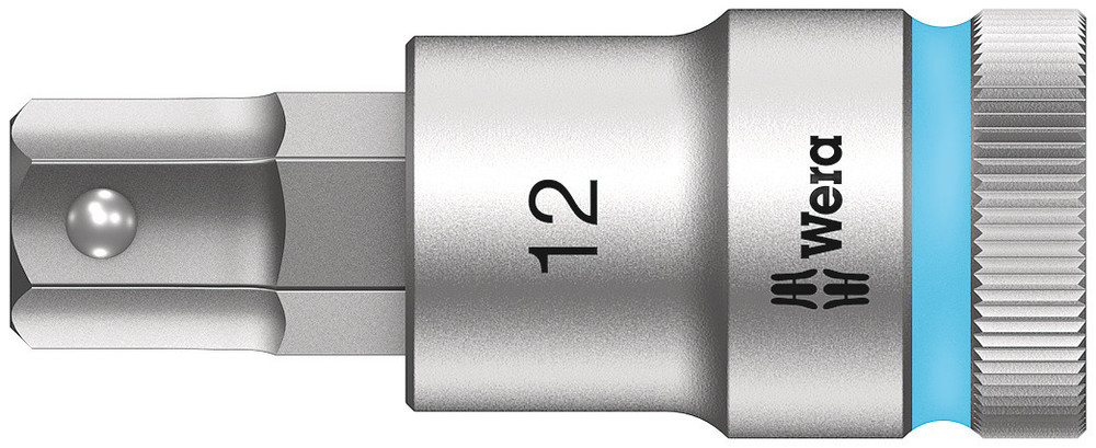8740 C HF Zyklop bit socket with 1/2" drive with holding function - 8740 C HF Hex-Plus 12,0 x 60 mm