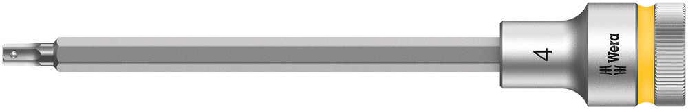 8740 C HF Zyklop bit socket with 1/2" drive with holding function - 8740 C HF Hex-Plus 4,0 x 140 mm