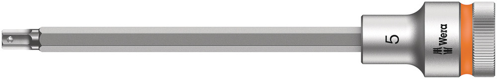 8740 C HF Zyklop bit socket with 1/2" drive with holding function - 8740 C HF Hex-Plus 5,0 x 140 mm