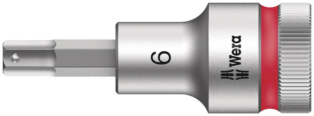 8740 C HF Zyklop bit socket with 1/2" drive with holding function - 8740 C HF Hex-Plus 6,0 x 60 mm