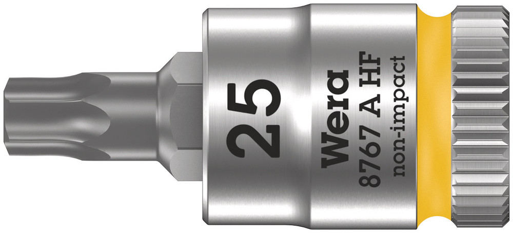8767 A HF TORX® Zyklop bit socket with holding function, 1/4" drive - 8767 A HF TORX 25 x 28 mm