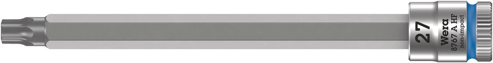 8767 A HF TORX® Zyklop bit socket with holding function, 1/4" drive - 8767 A HF TORX 27 x 100 mm