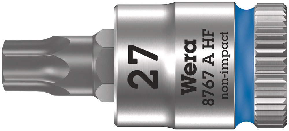 8767 A HF TORX® Zyklop bit socket with holding function, 1/4" drive - 8767 A HF TORX 27 x 28 mm