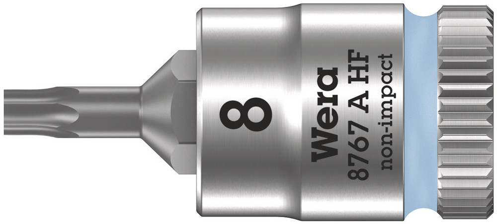8767 A HF TORX® Zyklop bit socket with holding function, 1/4" drive - 8767 A HF TORX 8 x 28 mm