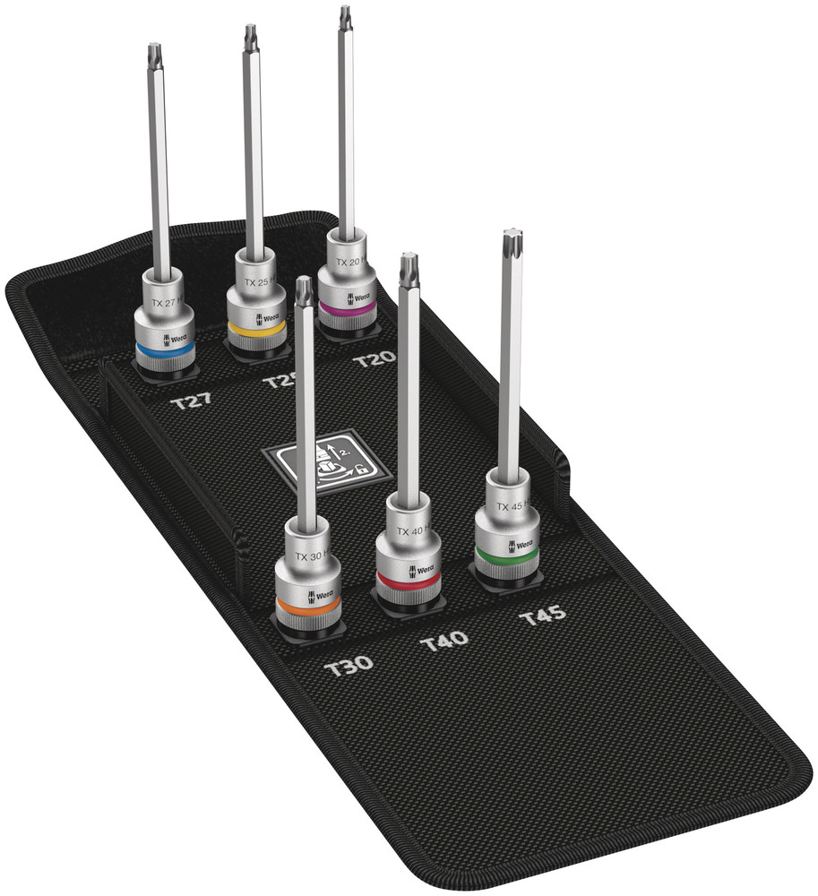 8767 C TORX® HF 2 Zyklop bit socket set with 1/2" drive, with holding function - 8767 C TORX HF 2 Zyklop