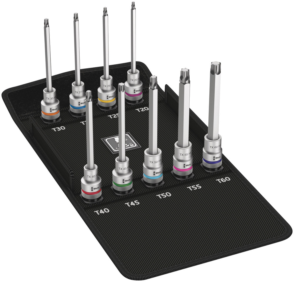 8767 C TORX® HF 3 Zyklop bit socket set with 1/2" drive, with holding function - 8767 C TORX HF 3 Zyklop