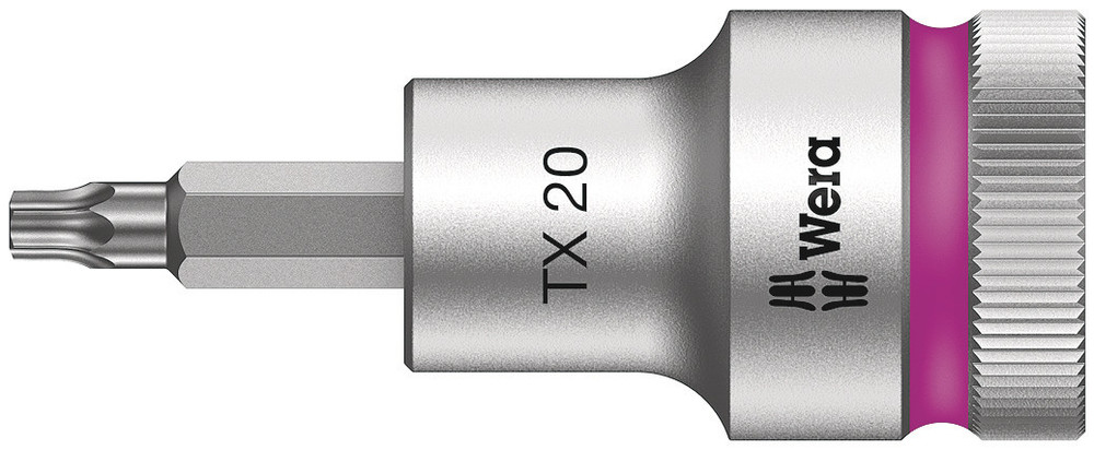 8767 C HF TORX® Zyklop bit socket with 1/2" drive with holding function - 8767 C HF TORX 20 x 60 mm