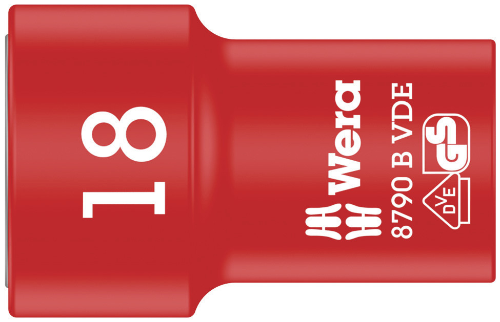 8790 B VDE Zyklop 3/8" socket, insulated - 8790 B VDE 18,0