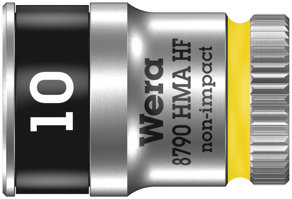 8790 HMA HF Zyklop socket with 1/4" drive with holding function - 8790 HMA HF 10,0