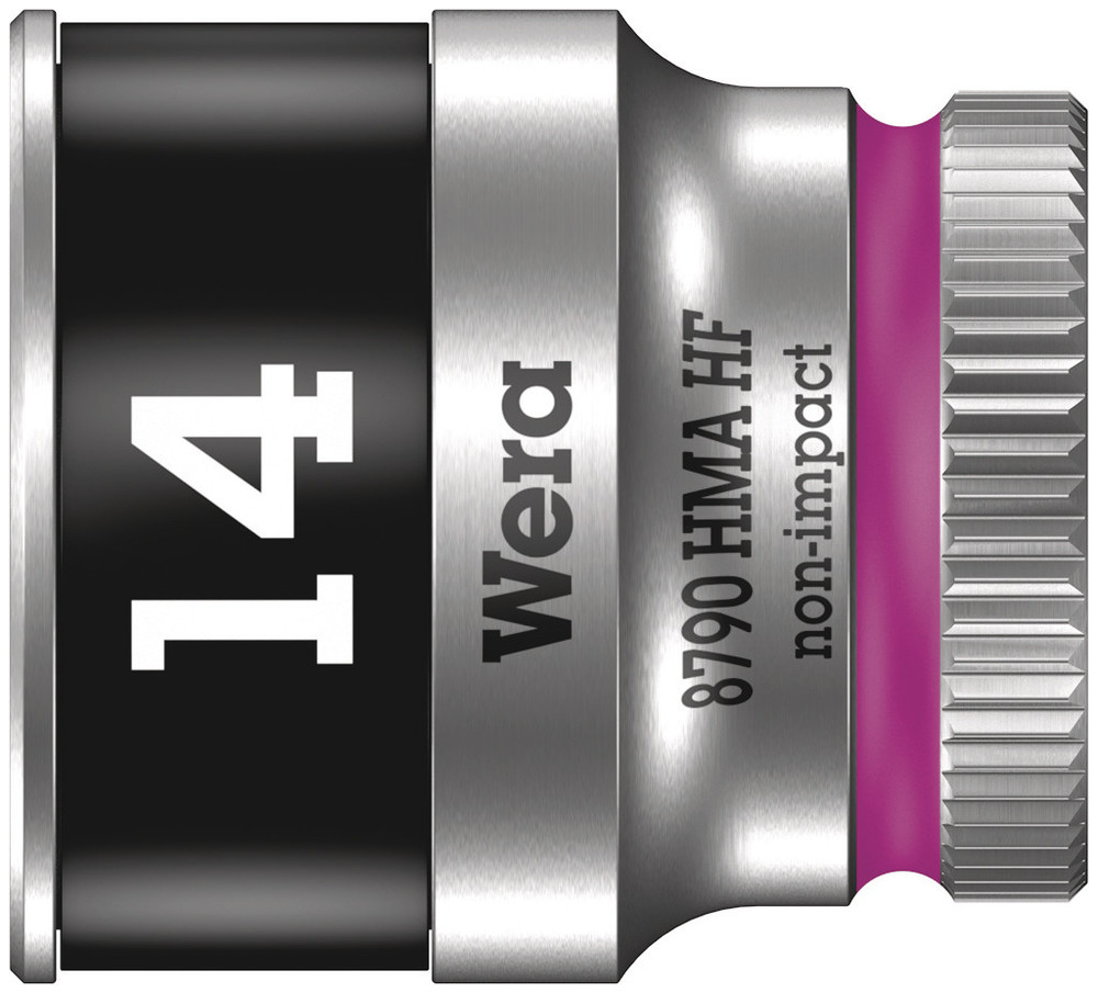 8790 HMA HF Zyklop socket with 1/4" drive with holding function - 8790 HMA HF 14,0