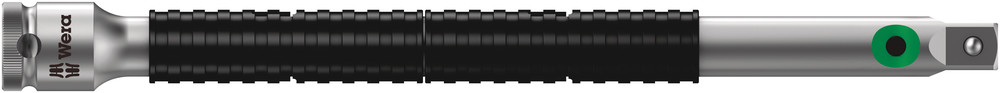 8796 LA Zyklop "flexible-lock" extension with free-turning sleeve, long, 1/4" - 8796 LA Zyklop "flexible-lock" extension
