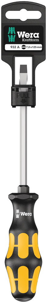 932 A SB Screwdriver for slotted screws - 932 A 1,2 x 7,0 x 125 mm SB