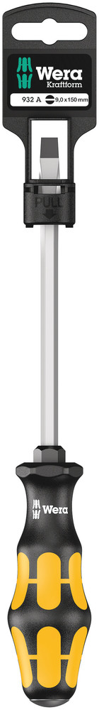 932 A SB Screwdriver for slotted screws - 932 A 1,6 x 9,0 x 150 mm SB