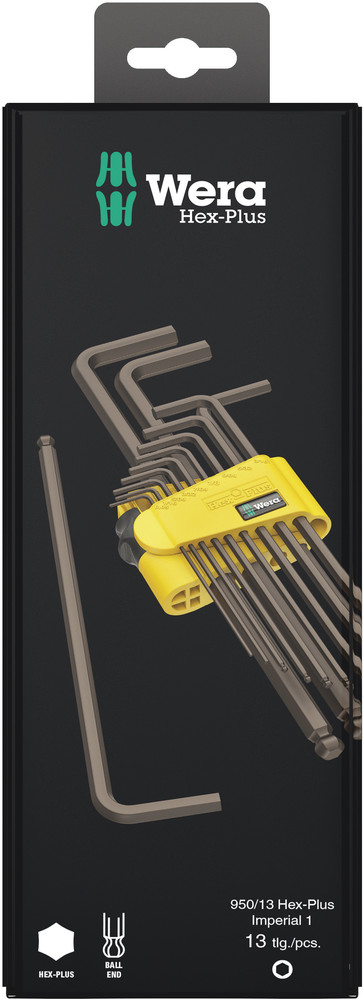 950/13 Hex-Plus Imperial 1 SB L-key set, imperial, BlackLaser - 950/13 Hex-Plus Imperial 1SB