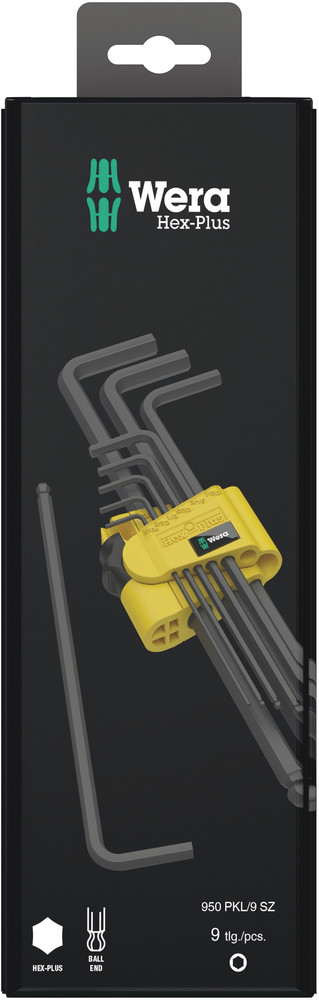 950/9 Hex-Plus Imperial 1 SB L-key set, Imperial, BlackLaser - 950/9 Hex-Plus Imperial 1