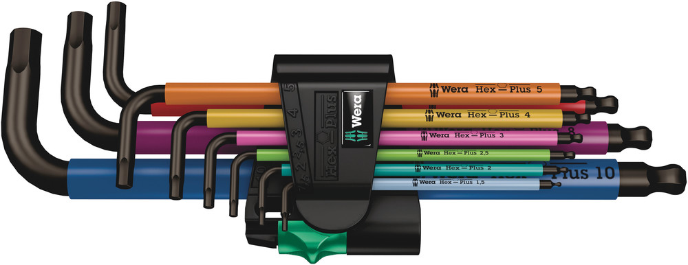 950/9 Hex-Plus Multicolour 1 SB L-key set, metric, BlackLaser - 950/9 Hex-Plus Multicolour 1