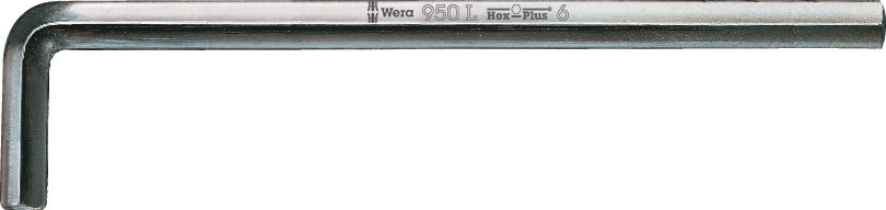 950 L-key, metric, chrome-plated - 950 L Hex-Plus 5,0