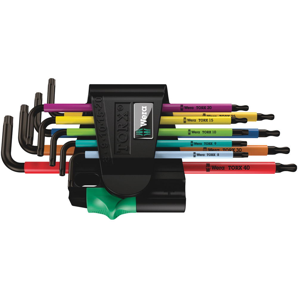 967/9 TX BO Multicolour 1 L-key set for tamper-proof TORX® screws, BlackLaser - 967/9 TORX BO Multicolour 1