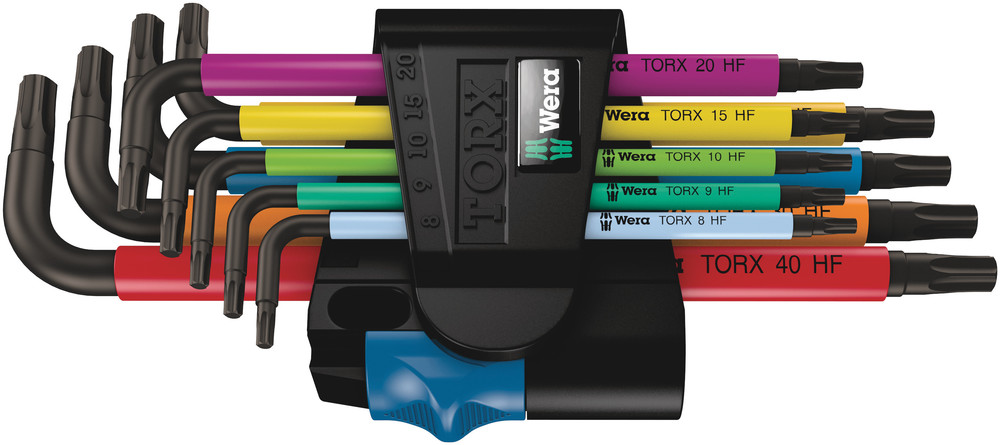 967/9 TX Multicolour HF 1 L-key set with holding function - 967/9 TORX Multicolour HF 1