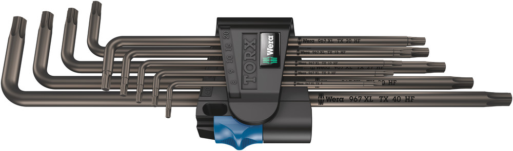 967/9 TX XL HF 1 L-key set with holding function, long - 967/9 TORX XL HF 1