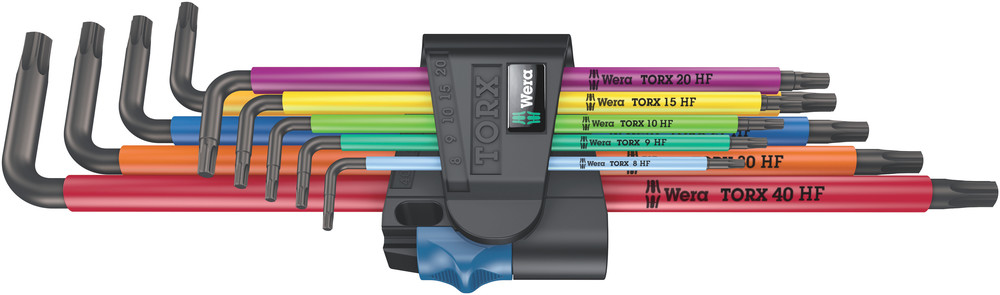 967/9 TX XL Multicolour HF 1 L-key set with holding function, long - 967/9 TORX XL Multicolour HF 1
