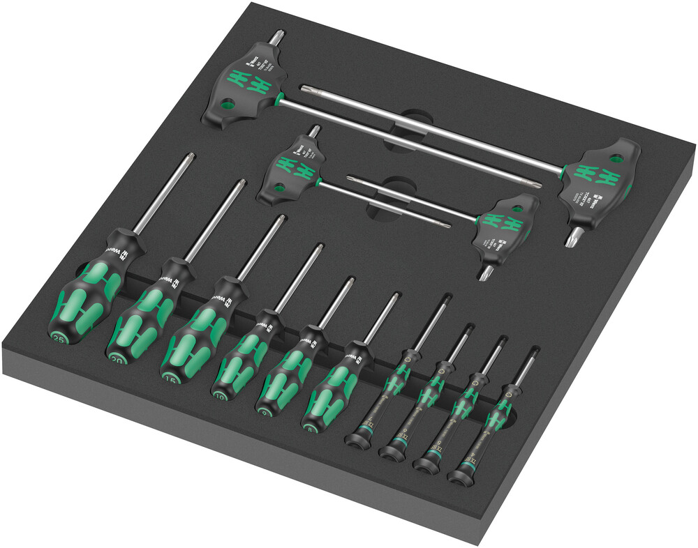 9712 Foam insert TORX® HF screwdriver set 1 - 9712 Foam insert TORX HF screwdriver set 1