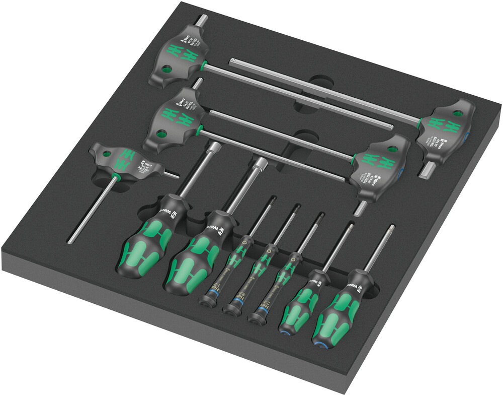 9713 Foam insert Hex screwdriver set 1 - 9713 Foam insert Hex screwdriver set 1