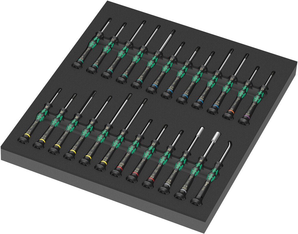 SKRUTREKKERSETT MICRO 9715 24 DELER 05150106001 - Wera
