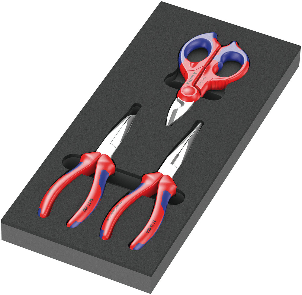 9781 Foam insert KNIPEX pliers set 2 - 9781 Foam insert KNIPEX pliers set 2