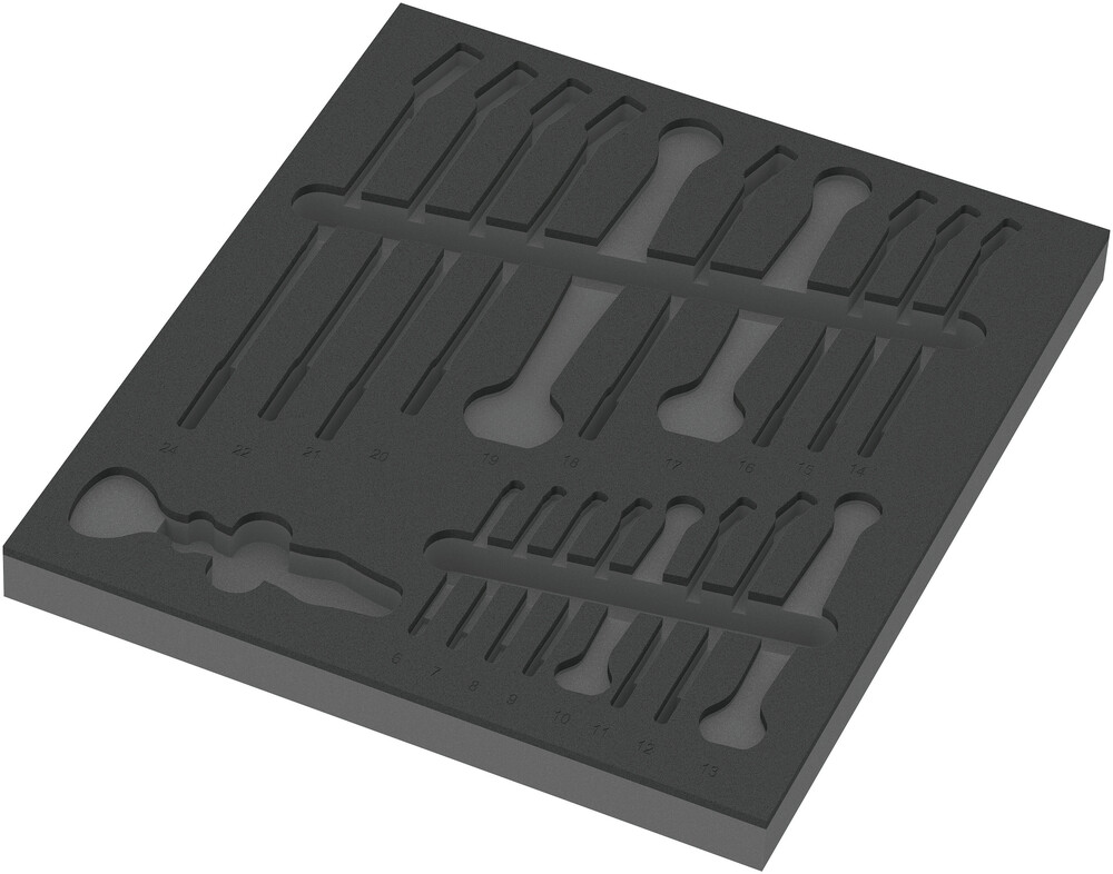 9831 Foam insert 6003 Joker Set 1, empty - 9831 Foam insert 6003 Joker Set 1