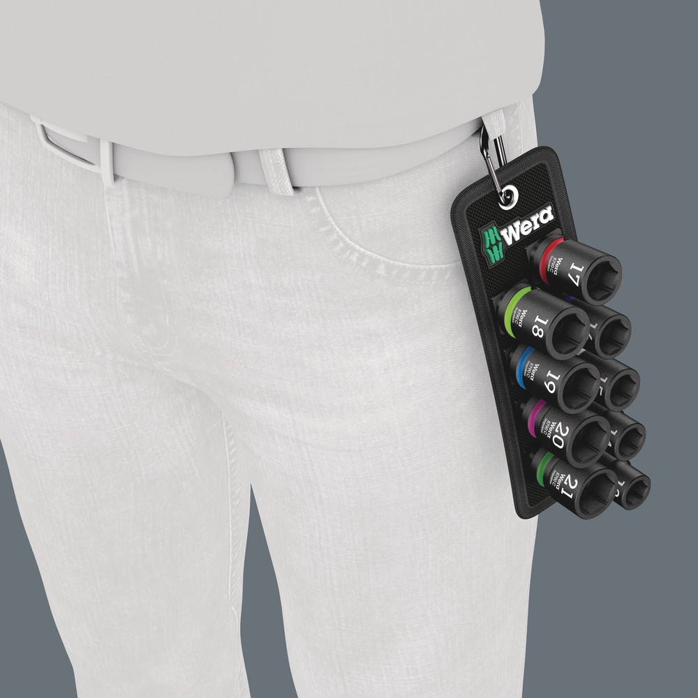 Wera Belt C Impaktor 1 Steckschlüsseleinsatz-Satz. 1/2