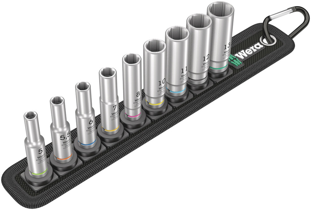 Belt A Deep 1 socket set, 1/4" drive - Belt A Deep 1