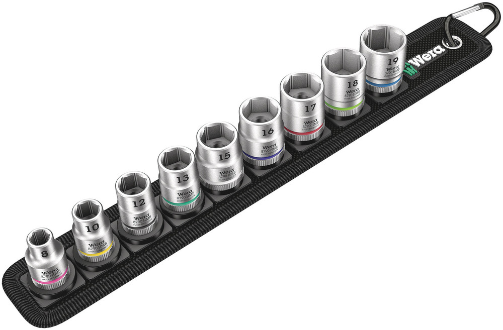 Belt B 4 Zyklop socket set, 3/8" drive - Belt B 4