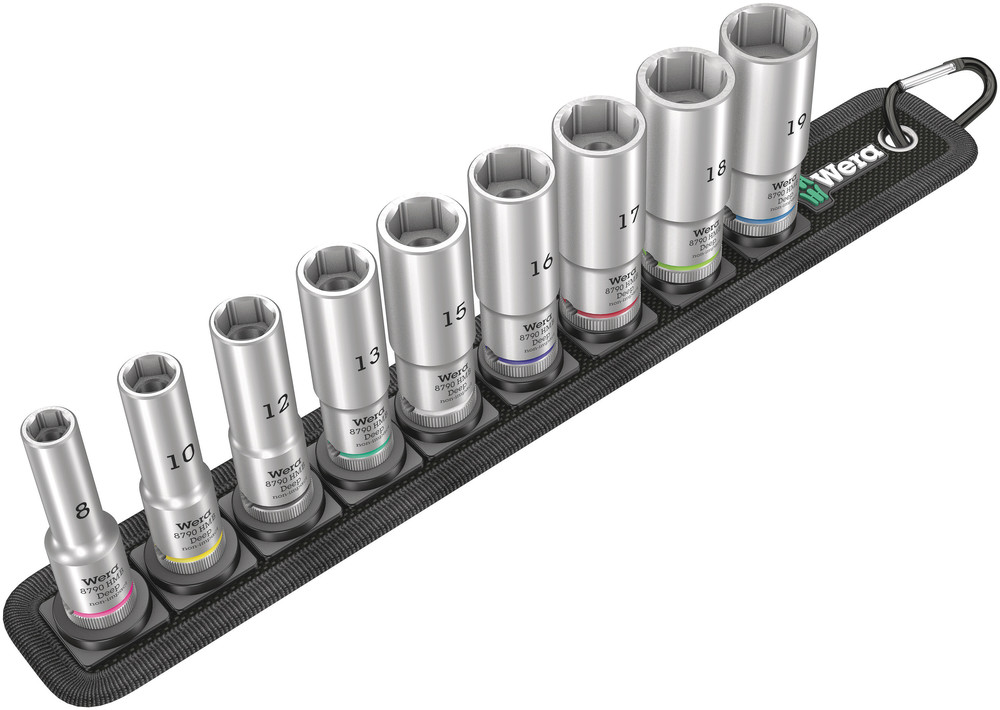 Belt B Deep 1 socket set, 3/8" drive - Belt B Deep 1