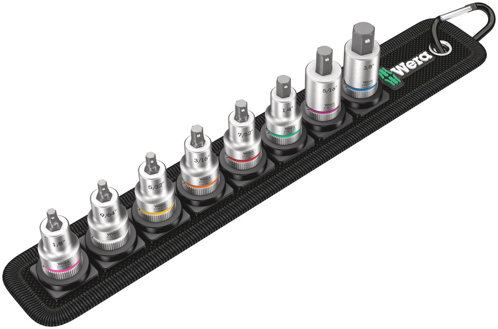 Belt B Imperial 1 Zyklop In-Hex-Plus bit socket set with holding function, 3/8" drive - Belt B Imperial 1