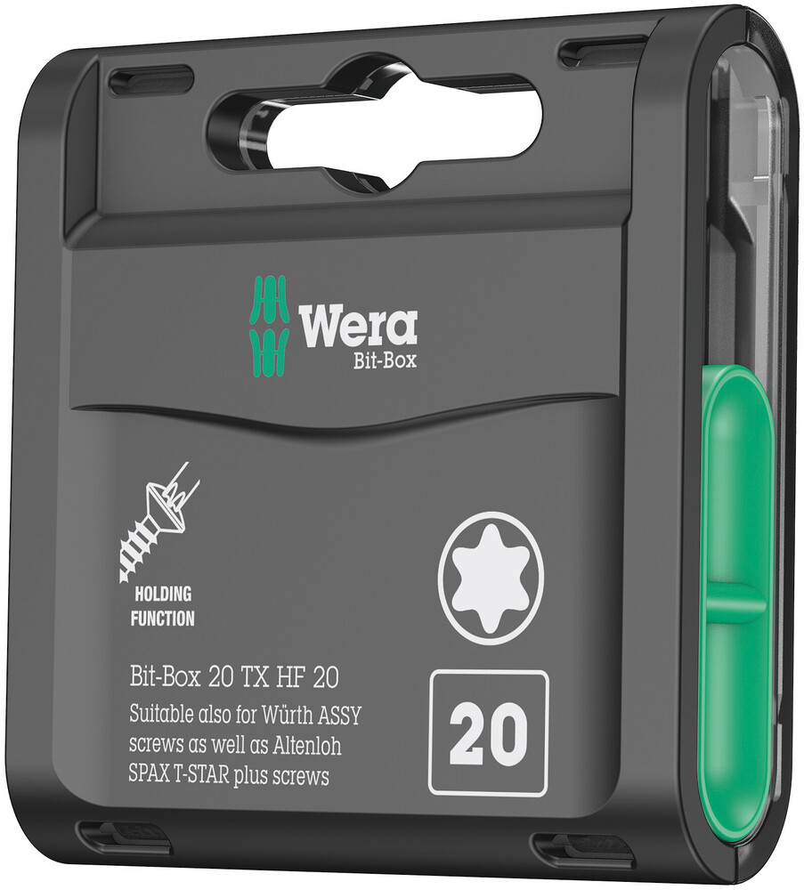 BITSSETT 20 STK TORX® TX 20 HF Bit-Box 20 TX HF – Wera