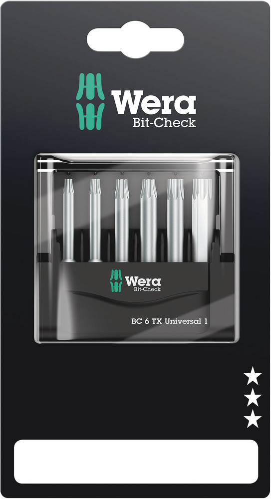 Bit-Check 6 TX Universal 1 SB - Bit-Check 6 TORX Universal 1 SB