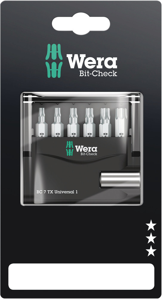 Bit-Check 7 TX Universal 1 SB - Bit-Check 7 TORX Universal 1 SB